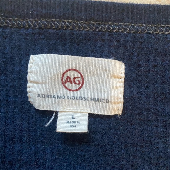 AG Mens Navy Sweater - Textured - Picture 3 of 3